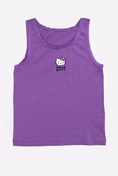 Hello Kitty Kız Çocuk Lisanslı Kalın Askılı 2'li Atlet Seti