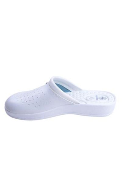 GEZER Unisex Λευκές Ανατομικές Παντόφλες Sabo 4 Πόντων