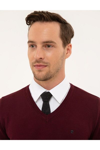 Pierre Cardin Men's Burgundy Sweater G021Gl0Tk.000. 841351