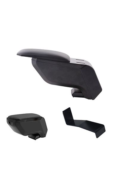 Atakent Hobi Armor Fiat Linea 2007-2017 Black Armrest with Non-Pierced Steel Legs