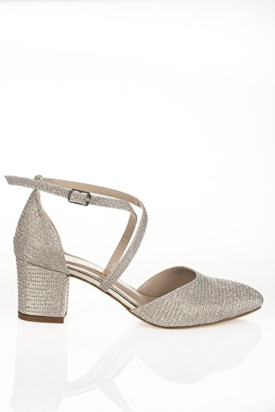 Çnr&Dvs Gold Mercan Topuklu Kadın Klasik Ayakkabı 710cnr