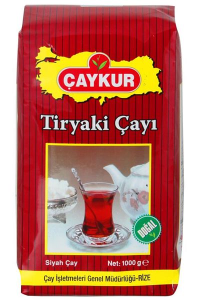 Çaykur Black Tiryaki Bulk Tea - 1 Kg, 10 Pieces