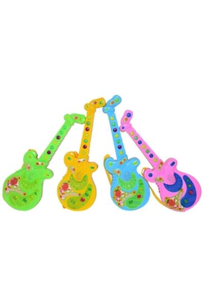 CAN OYUNCAK Sesli Işılklı Gitar . Müzikli Gitar 35 Cm Boyunda Şık Gösterişli ...