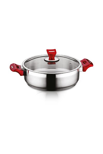 Hascevher Yaprak 18 Cm Tencere Cam Kapaklı