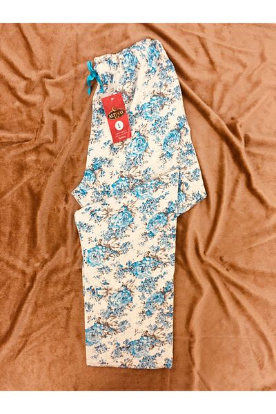 Altınay Pantaloni de pijama albastru cu două fire de damă