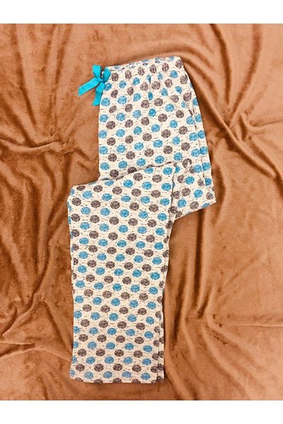 Altınay Pantaloni de pijama albastru de iarnă de damă