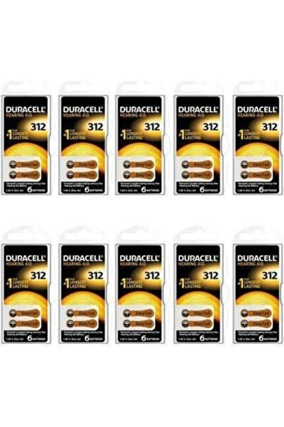 Duracell 312 Işitme Cihaz Pili 1kutu 60 Adet Skt 2029 Dur