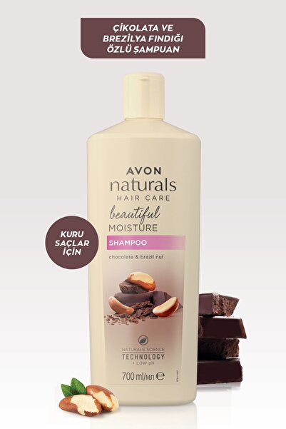 AVON Naturals Çikolata Ve Brezilya Fındığı Kokulu Şampuan 700ml