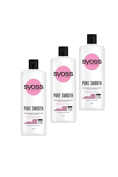 Syoss Smonth Pure 500ml Conditioner - Set of 3