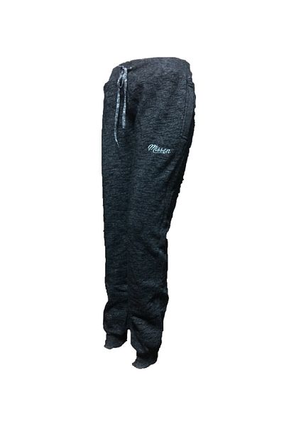 Free World Women's Black Extra Thick Three Thread Cotton Winter Sweatpants