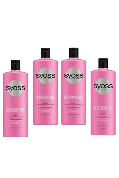 Syoss 500 ml Set of 4 - Anti-Hair Loss Shampoo