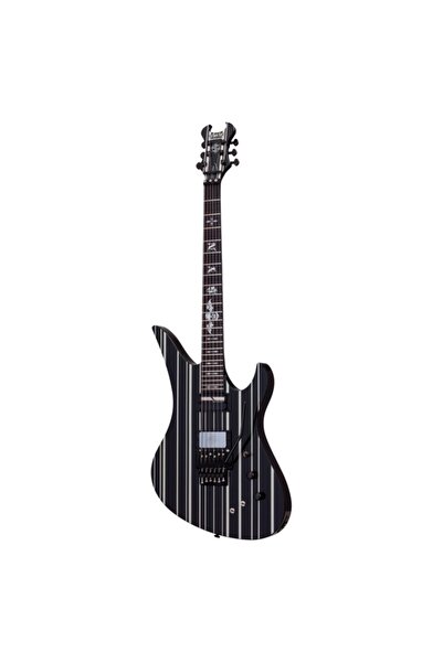 Schecter Synyster Custom-s Fr Elektro Gitar (gloss Black &amp; Silver Pin Str...