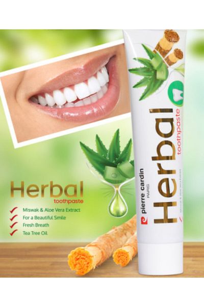 Pierre Cardin Pierre Cardın Toothpaste - Miswak, Tea Tree and Aleovera Functions