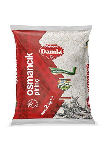 Damla Osmancık Pirinç 2000 Gr. (BAKLİYAT)