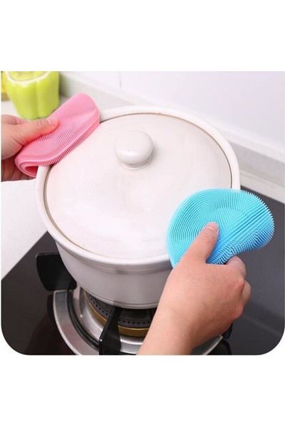 Ecoform Non-Burning Silicone Dish Sponge Multi-Purpose Cloth Holder 2 Pieces