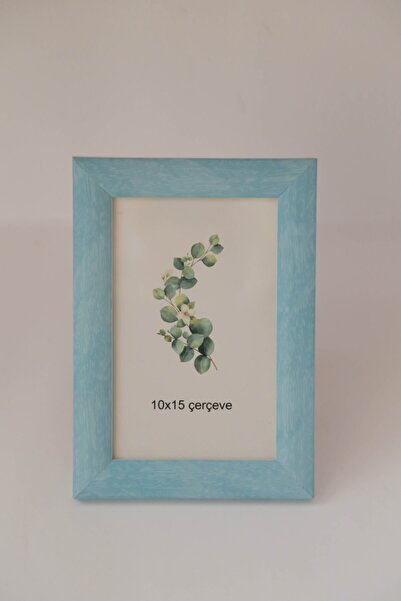 oversstore Dekoratif 10x15 Palet Çerçeve Mavi