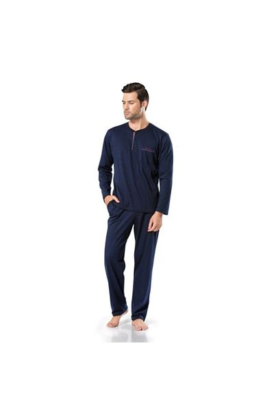 Pierre Cardin Σετ ανδρικές πιτζάμες γαμπρού 5454 Navy Blue