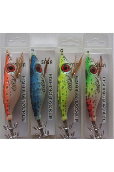 SASA Fosforlu Kocagöz Kalamar Zokası 4lü Set