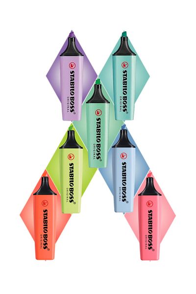 Stabilo New Set of 7 with Pastel Colors Version03