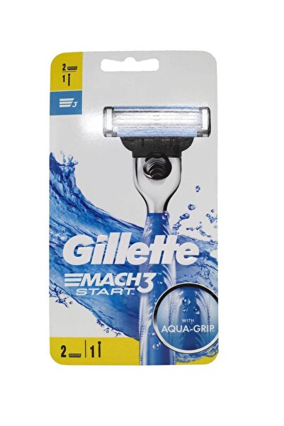 Gillette ماكينة حلاقة Mach3 Start Aqua-grip 2 Up