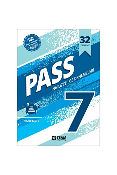 Team Elt Publishing Pass 7 Ingilizce 32 Adet 7. Sınıf Lgs Deneme Sınavı Yayın...