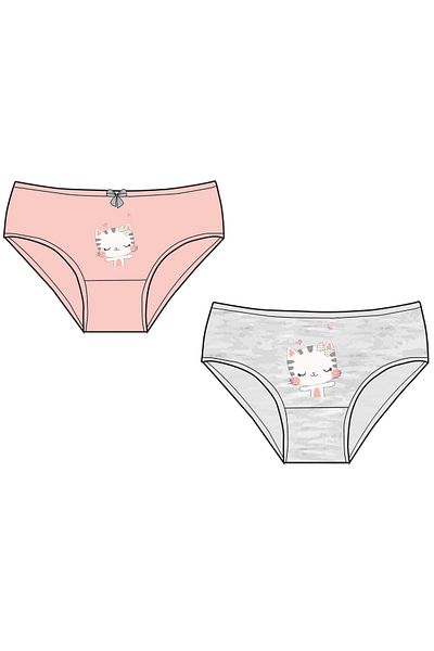 Luxxa Set de 2 chiloți imprimați colorați pentru fete