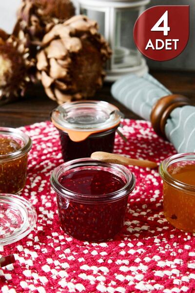 Weck 80 Ml Cam Saklama Kavanoz Seti (4 Adet)