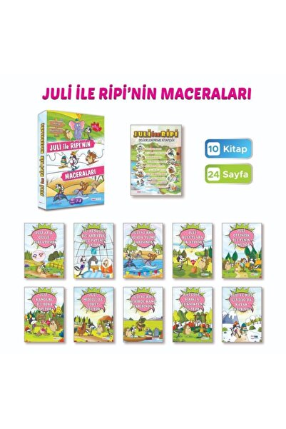 Mavi Deniz Yayınları 1.sınıf Juli Ile Ripi'nin Maceraları Masal Seti (kutulu ...