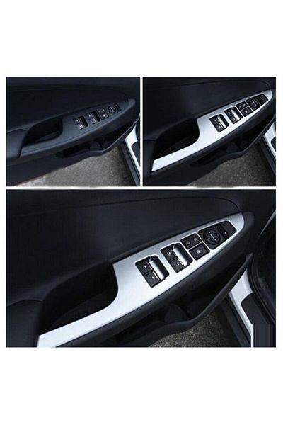 OLED GARAJ غطاء ذراع للباب فضي 2015+ متوافق مع HYUNDAI TUCSON