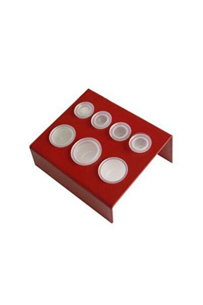 XLINETATTOO Метална червена стойка за контейнери за татуировъчна боя