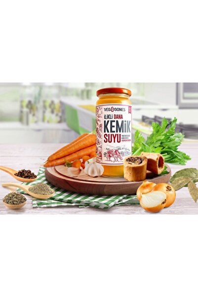 Veg&Bones Ilikli Dana Kemik Suyu 480 Ml