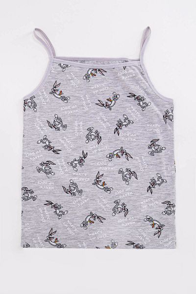 Lola & Bugs Bunny Girl's Bugs Bunny Licensed Girl's Thin Strap 2-Piece Undershirt Set