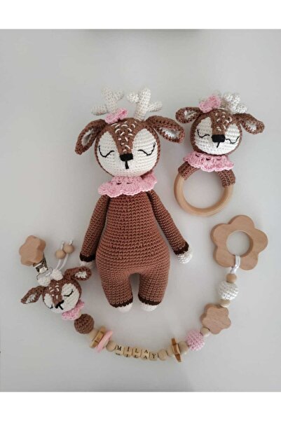 OYUNCAKPARK Matilda Yeni Doğan Seti Amigurumi Organik Oyuncak