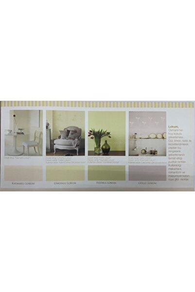 Marshall Osmanlı Renkleri Silikonlu Iç Cephe Boyası 250 Gr, 125ml Limonlu Lokum Rengi