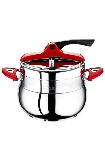 OMS PASLANMAZ Oms 5080-g 7 Lt. Classic Steel Pressure Cooker