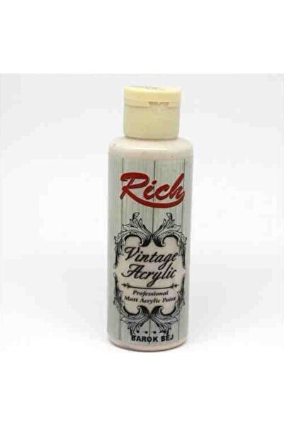 Rich 1114 Barok Bej Vintage Mat Akrilik Boya 130 ml