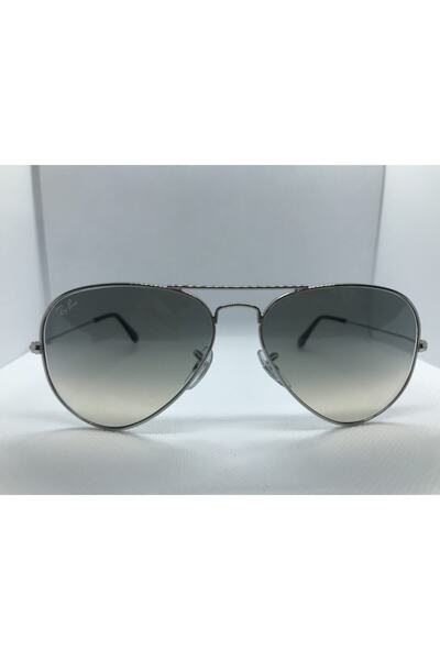 Ray-Ban Ray Ban 3025003/3258 Unisex Güneş Gözlüğü Damla Model Gümüş Metal Çer...