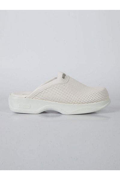 BYGURU White Perforated Women's Sabo