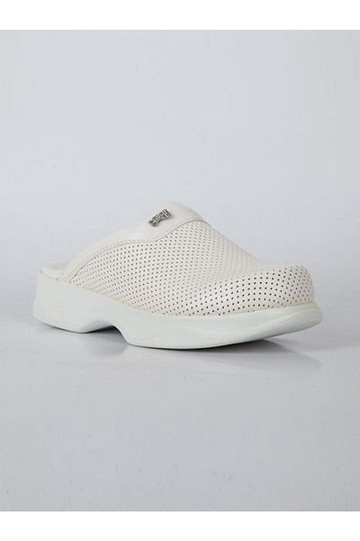 BYGURU White Perforated Women's Sabo