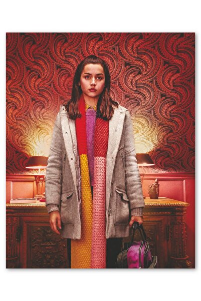 Cakatablo Ahşap Tablo Knives Out Ana De Armas (50x70 Cm Boyut)