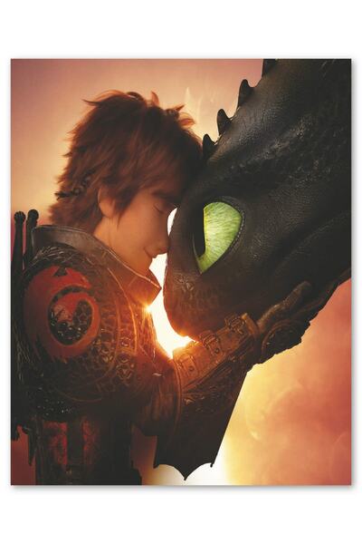 Cakatablo Ahşap Tablo Ejderhanı Nasıl Eğitirsin 3 (25x35 Cm Boyut)