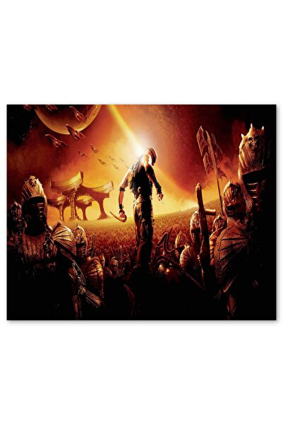 Cakatablo Ahşap Tablo The Chronicles Of Riddick 2004 Görsel (25x35 Cm Boyut)