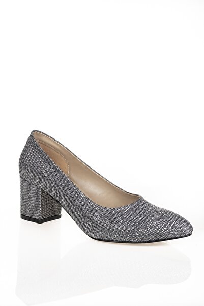 Çnr&Dvs Kadın Platin Mercan Alçak Topuklu Klasik Ayakkabı 702cnr