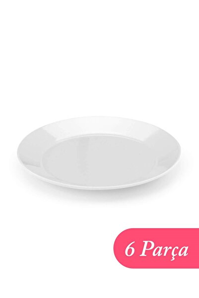 Genel Markalar Melamin Ent Serisi Servis Tabak 6'lı Paket 19 Cm