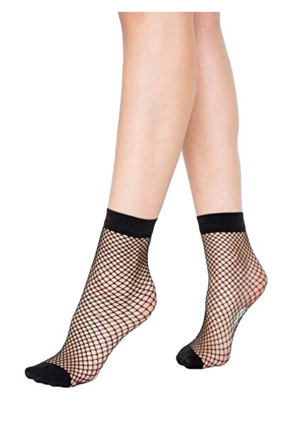 Penti Γυναικείες Μαύρες Κλασικές Διχτυωτές Κάλτσες