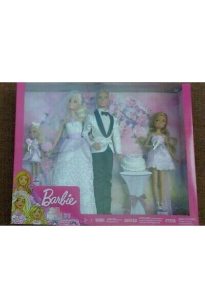 Barbie Ken Gelin Damat Kız Kardeşler Düğün Seti Oyuncak