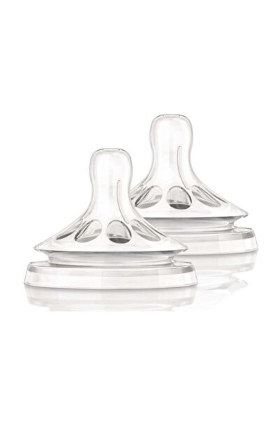 AVENT Philips Natural Akış Ayarlı Silikon Biberon Emziği 3m+