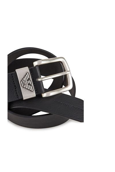 Emporio Armani Men's Black Genuine Leather Belt Y4s201 Ydd6g 80001