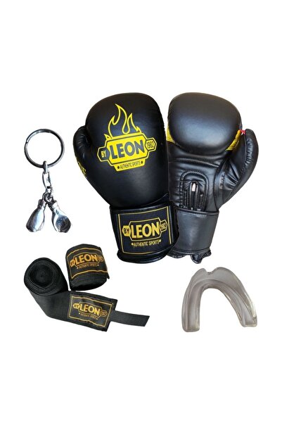 By Leon 1982 Kickboks,boks,thai Eldiveni Anahtarlık Dişlik 3,5 Metre Bandaj Seti