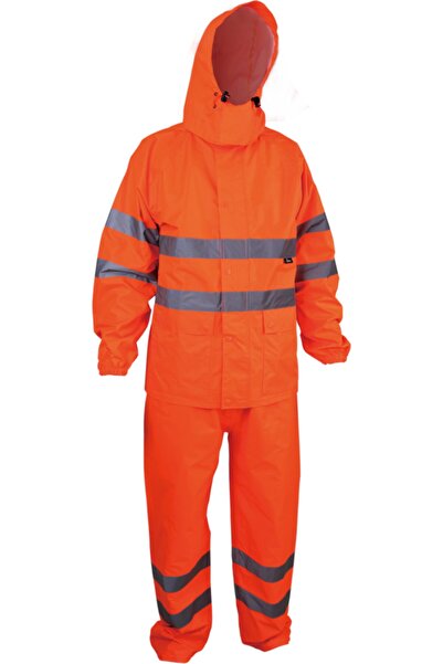 Vizwell ™ 150 D Oxford Takım Reflektörlü Yağmurluk / Turuncu